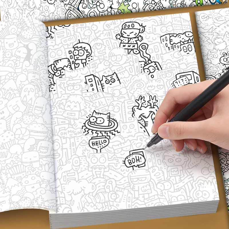 Книга для раскрашивания с заба – обзор и цена Adult Coloring Book Stress Relief