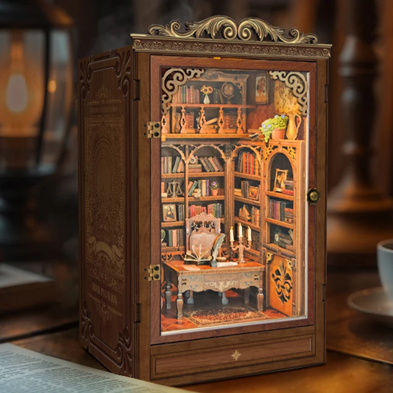 Набор для сборки книжной полки – обзор и цена Diy Wooden Book Nook Kit Shelf Insert