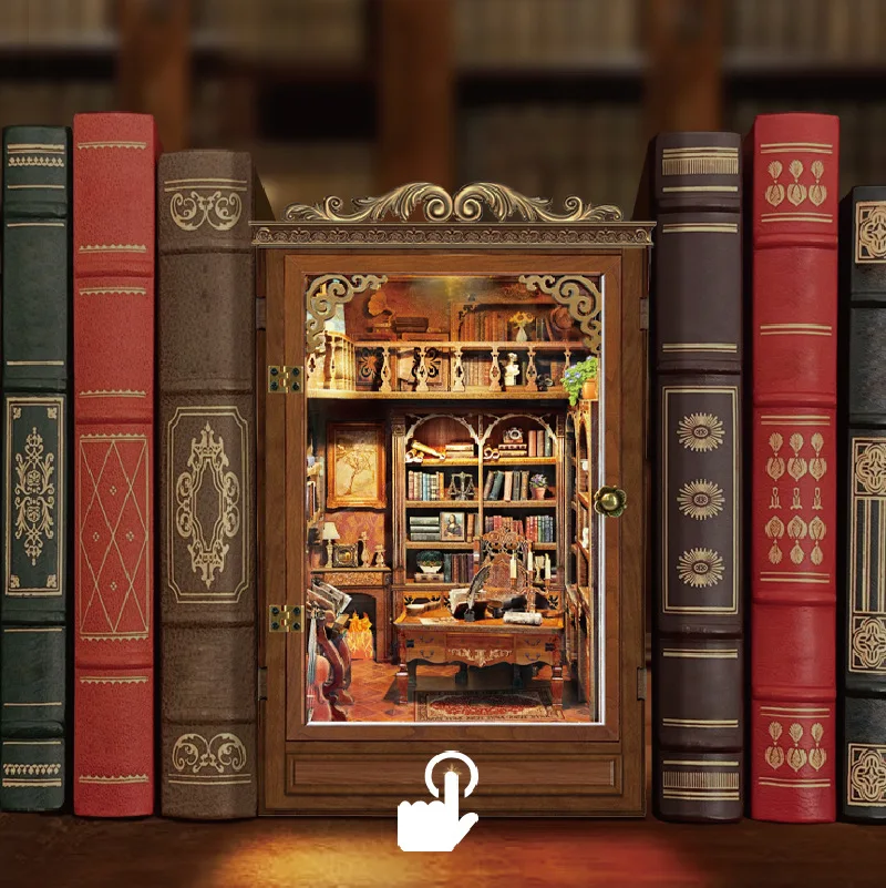 Набор для сборки книжной полки – обзор и цена Diy Wooden Book Nook Kit Shelf Insert