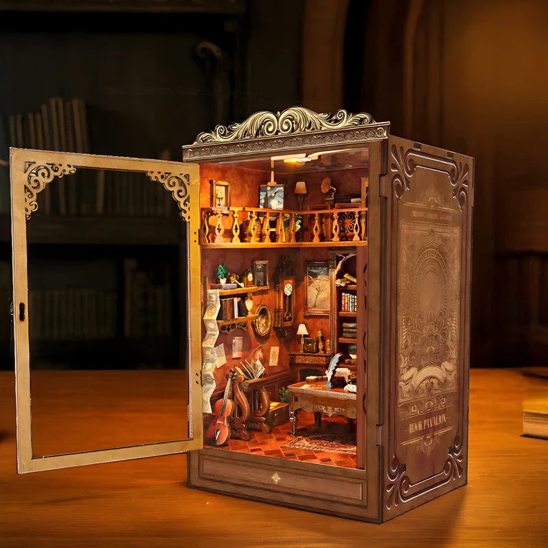 Набор для сборки книжной полки – обзор и цена Diy Wooden Book Nook Kit Shelf Insert