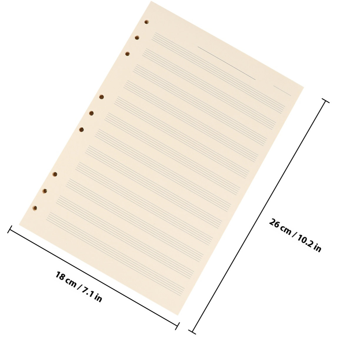 100 листов бумаги для нот, 5-л – обзор и цена Blank Sheet Music Notebook