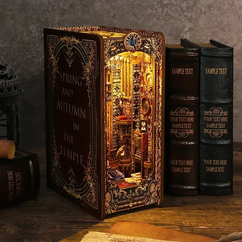Наборы для самостоятельной сбо – обзор и цена Diy Wooden Book Nook Kit Shelf Insert