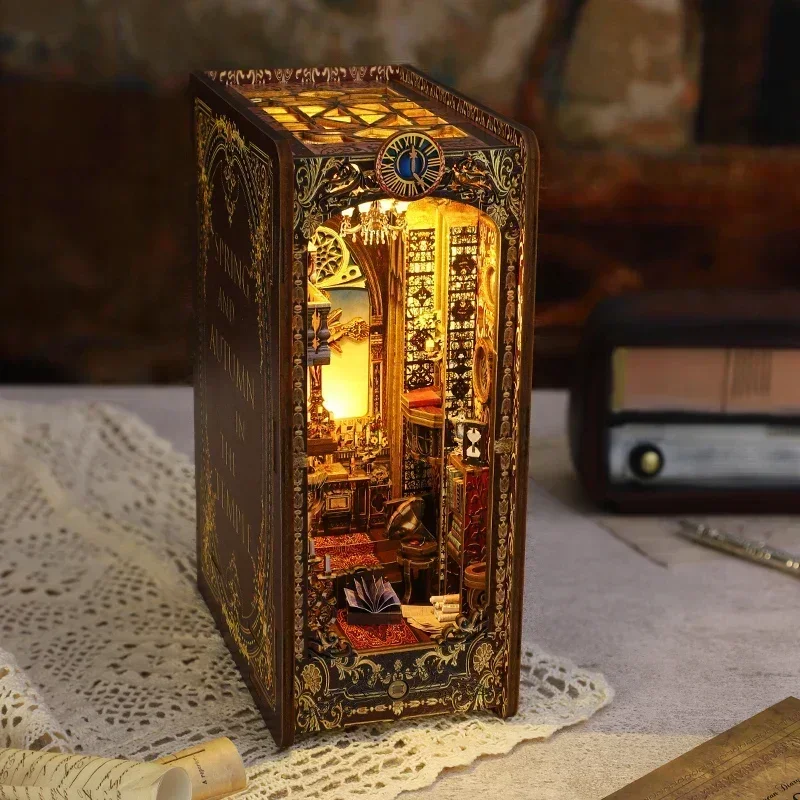 Наборы для самостоятельной сбо – обзор и цена Diy Wooden Book Nook Kit Shelf Insert